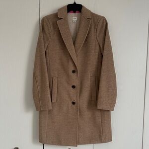 j. crew herringbone trench coat